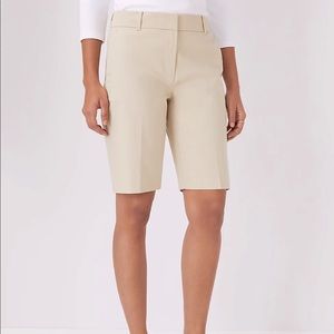 Ann Taylor Petite boardwalk shorts khaki